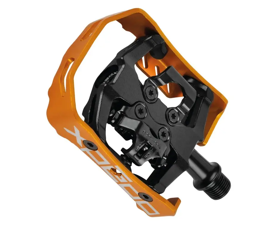 Aktuální pedály Xpedo Clipless Milo černo oranžové