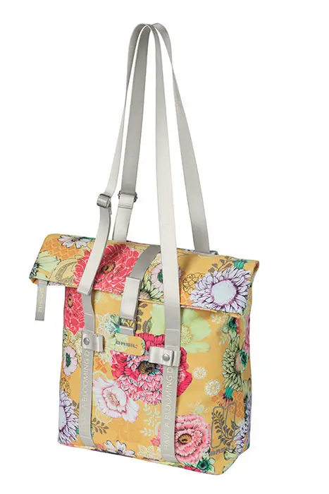 Finální Výprodej brašna BASIL Bloom Field bicycle shoopper 20l žlutá