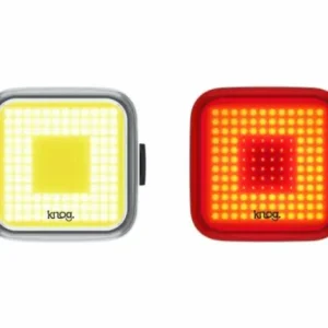 blikačka přední+zadní Knog Blinder Black Twinpack Square černá Hit Sezóny
