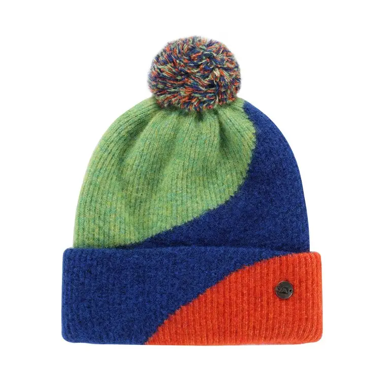 Pouze Dnes čepice ALPINE PRO MOBE zimní s bambulí zelená