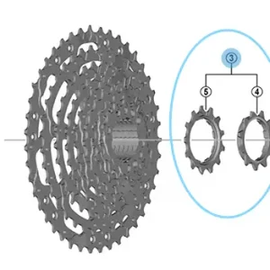sada pastorků Shimano CS-LG400 11z a 13z Pouze Dnes