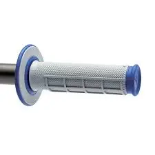 RENTHAL gripy MX DUAL COMPOUND 1/2 WAFFLE BLUE, dvousložkový, barva šedá/modrá Vysoce Kvalitní