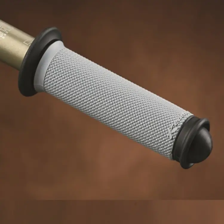 Přímo Od Výrobce RENTHAL gripy G176 ROAD KEVLAR DUAL COMPOUND dvousložkový barva šedá (velké 32mm)