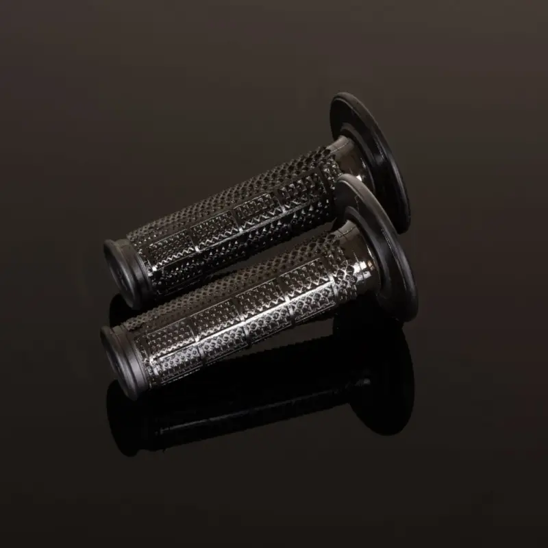 Akce RENTHAL gripy MX DUAL COMPOUND ULTRA TACKY TAPERED, dvousložkový, barva černá