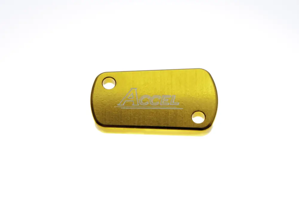 ACCEL kryt brzdové pumpy zadní KAWASAKI KXF/SUZUKI RMZ 05-13 barva zlatá Víkendová Akce