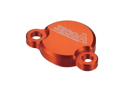 Výprodej ACCEL kryt brzdové pumpy zadní KTM 50/65/85 03-13, FREERIDE 350 barva oranžová