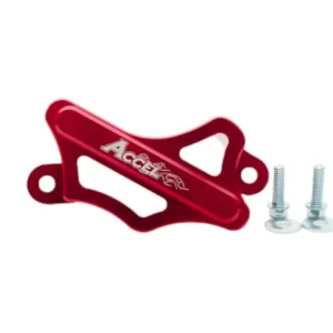 Originální ACCEL kryt brzdového třmenu (zadní) HONDA CR/CRF 02-16, hliníkový, barva červená