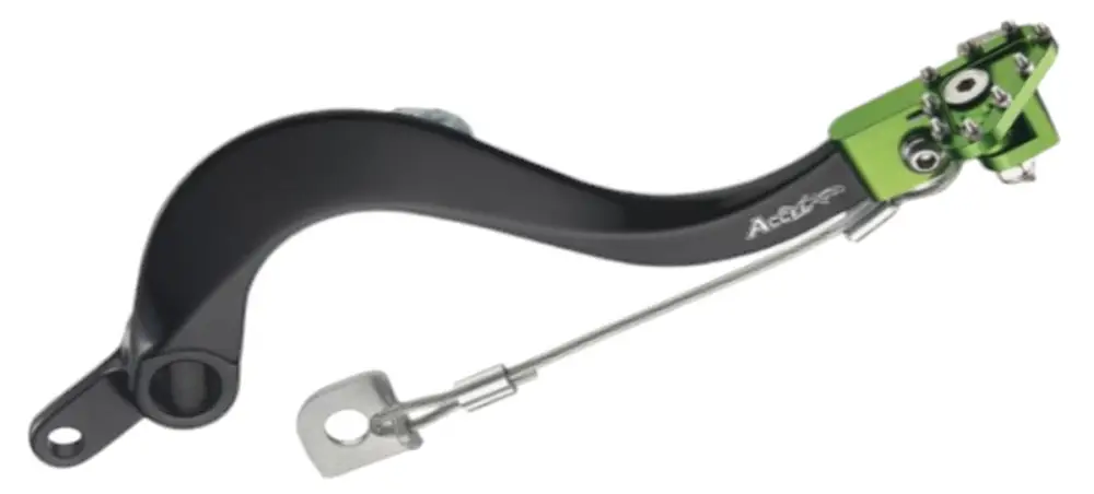 Super Cena ACCEL páka nožní brzdy KAWASAKI KXF 250 04-20 barva zelená