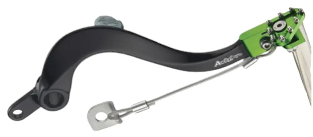 ACCEL páka nožní brzdy KAWASAKI KXF 450 06-20, KLX 450R 08-12 barva zelená Výhodná Nabídka