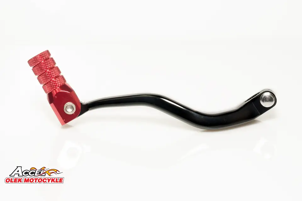 ACCEL páka řazení HONDA CR 250 02-07 hliníková barva černá, koncovka červená Zlevněný