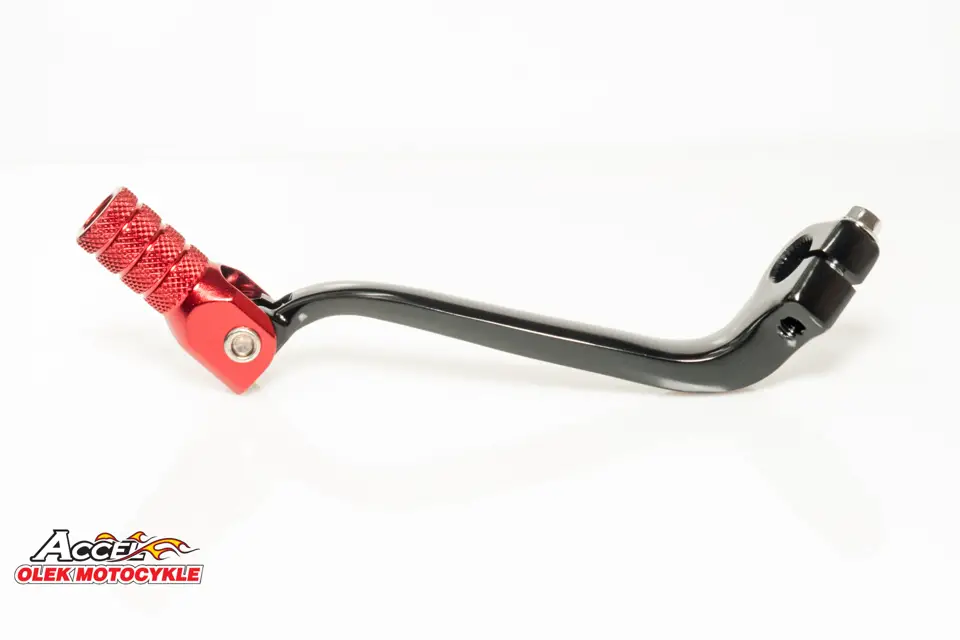 ACCEL páka řazení HONDA CRF 450R 11-16 hliníková barva černá, koncovka červená (24700-MEN-306) Cenová Bomba