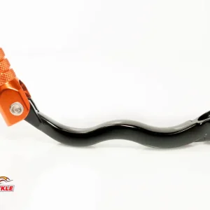 ACCEL páka řazení KTM SXF250 06-12, EXCF250 07-08, EXC250/300 05-16, SX250 05-16, HUSABERG, HUSQVARNA hliníková barva černá, koncovka oranžová Dokud Zásoby Vydrží