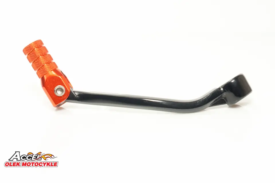 ACCEL páka řazení KTM SX 85 03-17, SX 105 07-11, HUSQVARNA TC 85 14-17 hliníková barva černá, koncovka oranžová (47034031000) Horká Nabídka