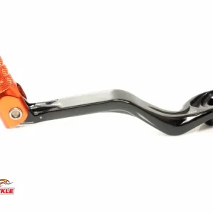 ACCEL páka řazení KTM SX65 09-24, GAS GAS MC 65 21-24 HUSQVARNA TC 65 17-24 hliníková barva černá, koncovka oranžová (46234031044)(LCA4375) Levný