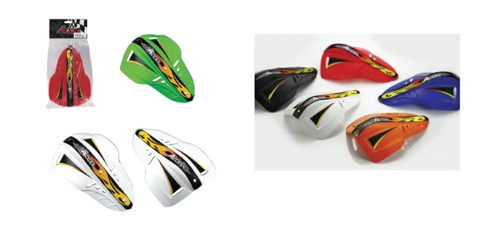 ACCEL náhradní plasty pro kryty páček ENDURO barva červená (pro HGS 01,02,05,06,07) (2 ks) Nejlepší Cena