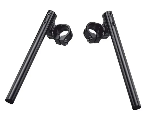 Poslední Šance ACCEL řidítka dvoudílná nastavitelná STREET CLIP-ON upínání 33mm barva černá