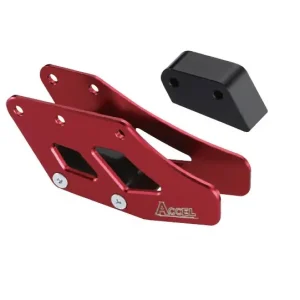 ACCEL vodítko řetězu kompletní HONDA CR 90-04, CRF 250/450 02-04 barva červená Pouze Dnes