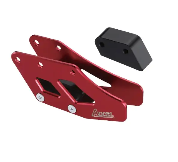 ACCEL vodítko řetězu kompletní HONDA CR 90-04, CRF 250/450 02-04 barva červená Pouze Dnes