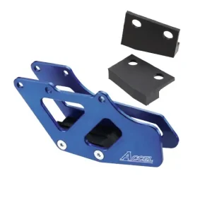 ACCEL vodítko řetězu kompletní YAMAHA YZ 97-07, YZF 98-06, SUZUKI RMZ250 07-16, RMZ450 05-16 barva modrá Akce