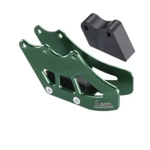 Finální Výprodej ACCEL vodítko řetězu kompletní KAWASAKI KX125/250 97-06, KXF250 04-05, SUZUKI RMZ 250 04-06 barva zelená