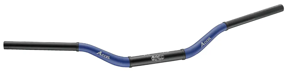 Vysoce Kvalitní ACCEL řidítka hliníková 28,6 mm TAPER MX vzor HONDA CR vysoká (7075-T6) ergal dvoubarevná modrá+černá (šířka 790mm, výška 101mm)