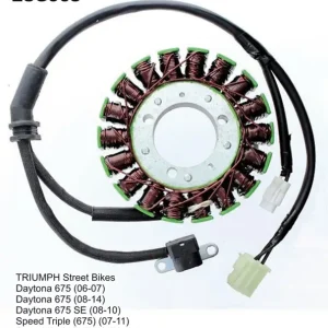 ELECTROSPORT vinutí alternátoru (stator) TRIUMPH DAYTONA 675 (06-14) , STREET TRIPLE 675 (07-11), STREET TRIPLE R 675 (09-14) Pouze Dnes