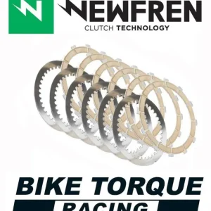 Sleva NEWFREN spojkové kotouče závodní s podložkami KAWASAKI ER-6F/N 06-16; ZZR 600 90-07; KLR 650 12-18; KLE 650 VERSYS 07-21; EN 650 VULCAN 15-21 (EBS4424R) (F.2715)