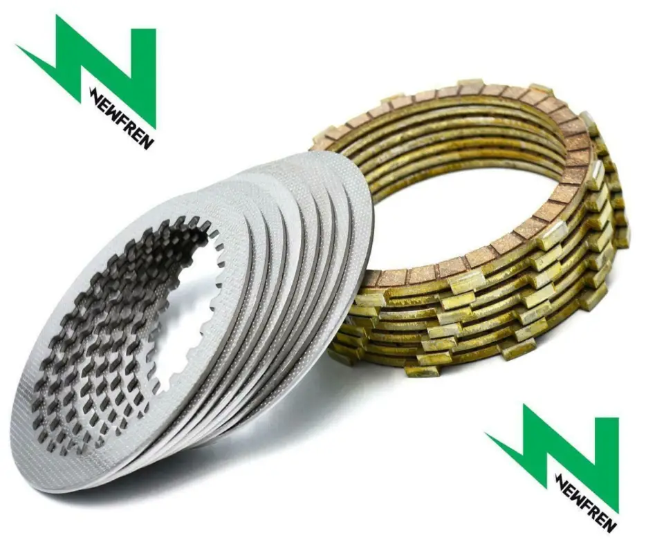 NEWFREN spojkové kotouče s distančními podložkami KAWASAKI KXF 250 04-20; SUZUKI RMZ 250 04-24; YAMAHA YZ 250F 19-25, WR 250F 20-23; FANTIC XEF/XXF 250 21-23 (EBS4514) - nahrazuje F1906A (RMZ250, KXF250, YZF250, YZ250F) Autentický
