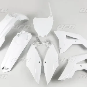 Akce UFO kompletní sada plastů HONDA CRF 250R 18-21, CRF 450R 17-20 barva bílá (HO119E041)