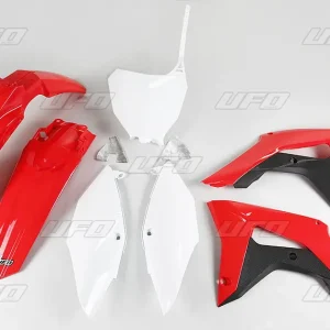 Akce UFO kompletní sada plastů HONDA CRF 250R 18-21, CRF 450R 17-20 barva OEM (bílá/červená) (HO119E999)
