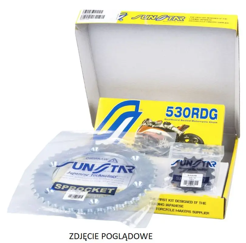 Časově Omezené SUNSTAR řetězová sada HONDA CBR 1000RR 06-07 PLUS zlatá (16/42/114) (DO 1400CC) (SUN52216/SUN1-5635-42/SS530RTG1-114G) - MADE IN JAPAN - SPECIÁLNÍ NABÍDKA