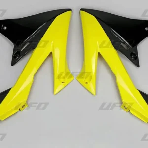 Horká Nabídka UFO kryty chladiče SUZUKI RMZ 250 19-23, RMZ 450 18-23 barva OEM (žlutá/černá)