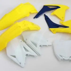 Akce UFO kompletní sada plastů SUZUKI RMZ 450 08-17 barva OEM (žlutá/bílá/světle modrá) (SU409E999)