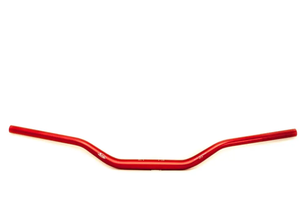 ACCEL řidítka (28,6mm) TAPER MX vzor YAMAHA YZ vysoká (7075-T6) ergal barva červená (šířka 803mm, výška 92mm) Aktuální