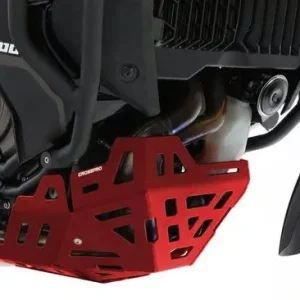 Sezónní Sleva CROSSPRO kryt motoru hliníkový YAMAHA XTZ 690 TENERE 700 21-24 barva červená (EURO 5)