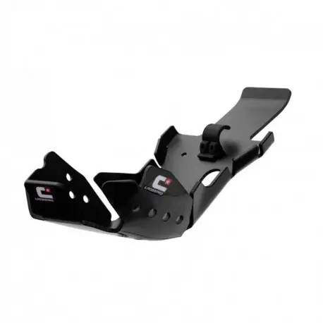 Nízká Cena CROSSPRO kryt motoru a spojky kyvné vidlice (PRO-LINK) plastový DTC ENDURO TM EN/MX 250/300 15-18 barva černá TM RACING