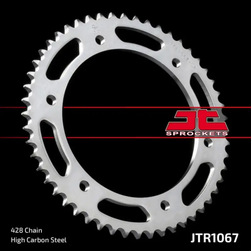 JT řetězové kolečko zadní 4525 52 HYOSUNG GT 125 '03-'15 (JTR1067.52) (řetěz 428) Horká Nabídka