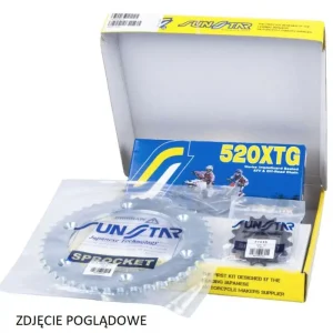 SUNSTAR řetězová sada YAMAHA XT 600E 97-03 PLUS zlatá (15/45/106) (DO 750CC) (SUN37215/SUN1-3538-45/SS520XTG-106G) - MADE IN JAPAN - speciální nabídka Omezená Nabídka