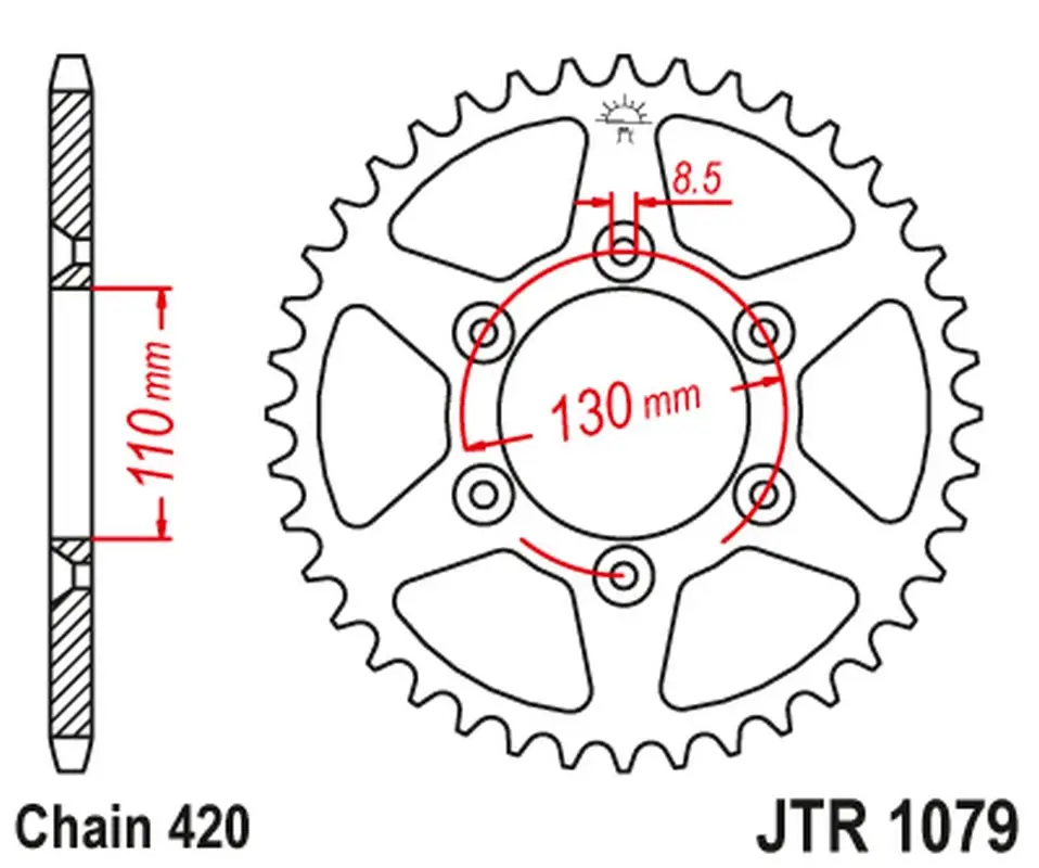 Autentický JT rozeta CPI 50SM '06-12 (JTR107962)