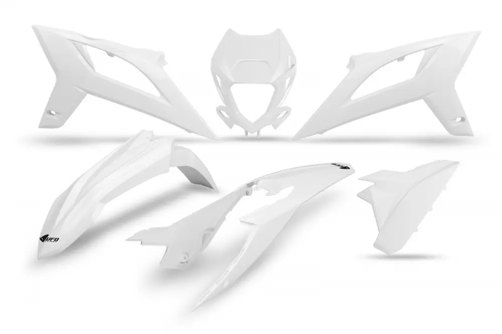 Aktuální UFO kompletní sada plastů BETA RR 125 / 250 / 300 / 350 / 400 / 450 23-24 barva bílá