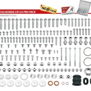 Sleva ACCEL sada šroubů PRO PACK FACTORY 2T (velká) HONDA CR 125 00-07