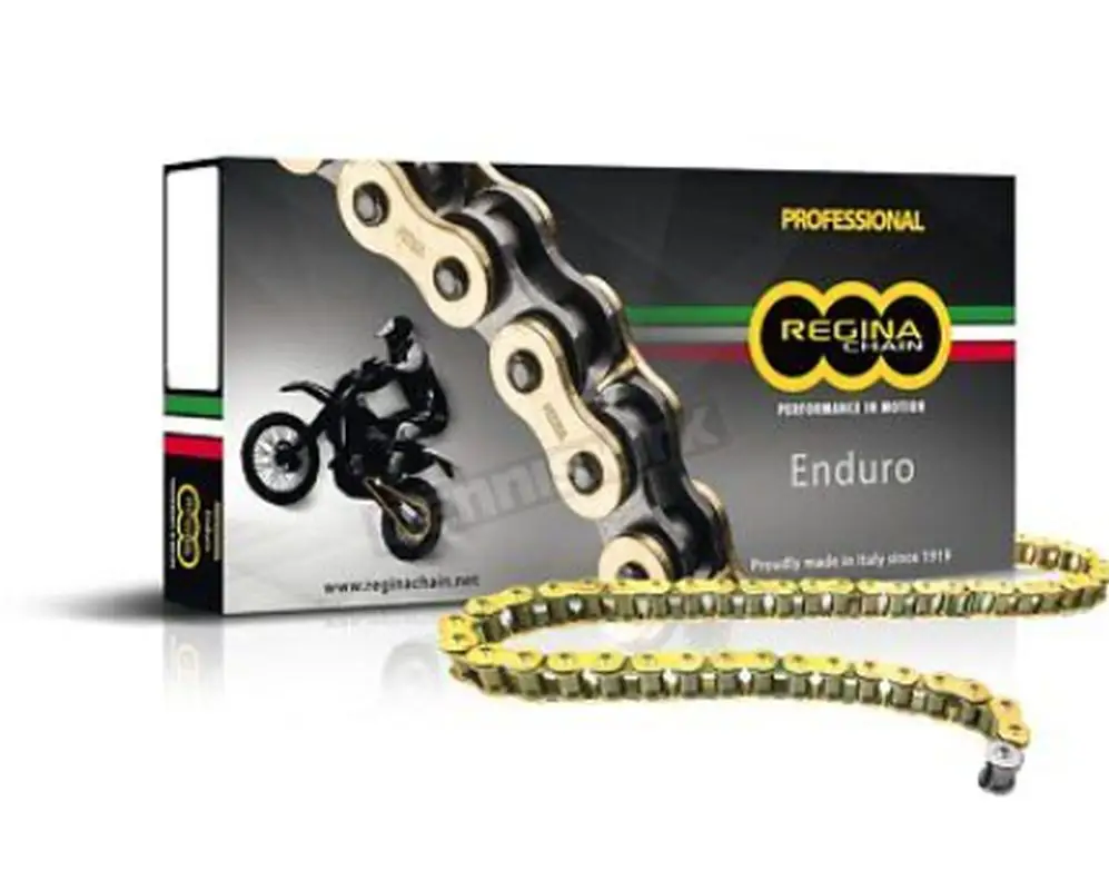 REGINA hnací řetěz 525ZRE (110 článků) Z-RING ENDURO do 750 ccm zlatý včetně spojek (137ZRE/011) Oblíbený