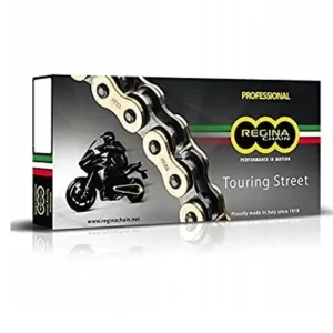 Expresní Doručení REGINA hnací řetěz 525ZRT (120 článků) Z-RING TOURING-STREET do 900 ccm zlatý včetně spojek (137ZRT/016)