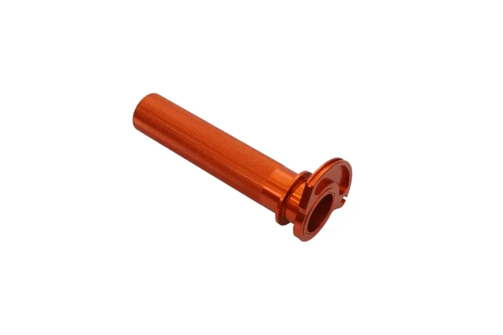Novinka ACCEL plynová rukojeť hliníková s ložiskem KTM SX 65 23, SX 85 18-23, SX / XC 125 / 250 17-22, EXC / XCW 150 / 250 / 300 17-23, HUSQVARNA TC 65 23, TC/ 85 /125 / 250 17-23, TE / TX 125 / 150 / 250 / 300 17-23, GAS GAS MC / EC / EX 85 / 125