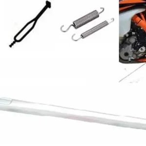 BUZZETTI boční stojan KTM EXC/EXCF 17-20, HUSQVARNA FE/FX/TE 17-20 barva stříbrná (hliníková) (79003023044) Must-Have