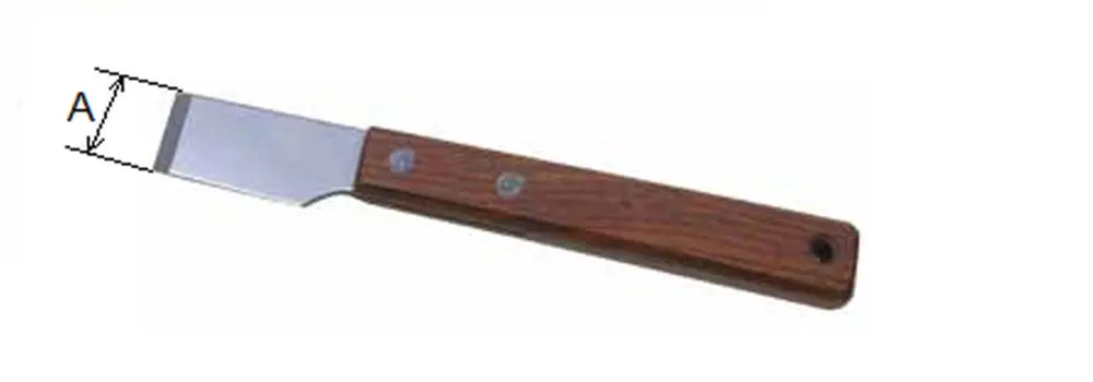 Oblíbený BUZZETTI škrabka z nerezové oceli A = 10mm