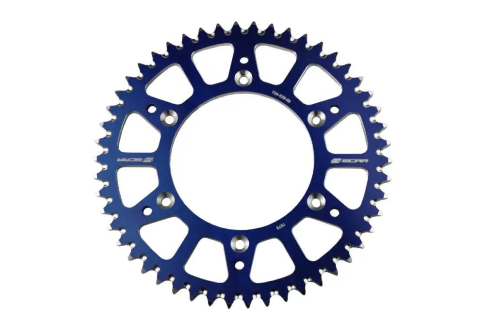 Top Prodej SCAR RACING rozeta zadní hliníková 27050 YAMAHA YZ/YZF/WR YZ 250F '01-'25, YZ 450F '03-'25 YZ 125/250 '99-'25, FANTIC XX/XE/XEF '21-'25 barva modrá
