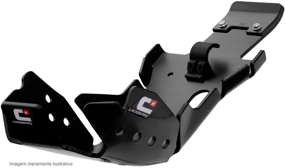 CROSSPRO kryt motoru a spojky kyvné vidlice (PRO-LINK) plastový DTC HARD ENDURO TM RACING EN/MX 250, EN/MX 300 19-21 barva černá Nejlepší Volba