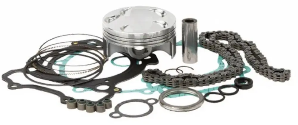 Autentický VERTEX sada na opravu horní části motoru KTM SX-F 250 (SXF250) 16-22, EXC-F 250 (EXCF250) 17-23 HUSQVARNA FC 250 16-22, FE 250 17-23, GAS GAS EC / MC 250 F 21-23 (STD. + 0.01mm = 77.97mm) (14.7:1) (13.5:1) (píst, těsnění TOP-END, rozvodový řetěz)