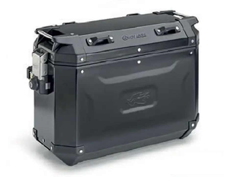 KAPPA boční kufr 37L MONOKEY CAM SIDE KVG37B KVOYAGER hliníkový pravý barva černá anodizovaný BLACK LINE Koupit Online